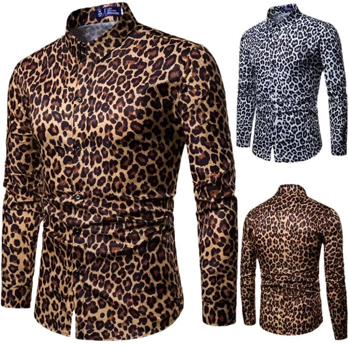 Men's Print High Quality Long Sleeve Shirt