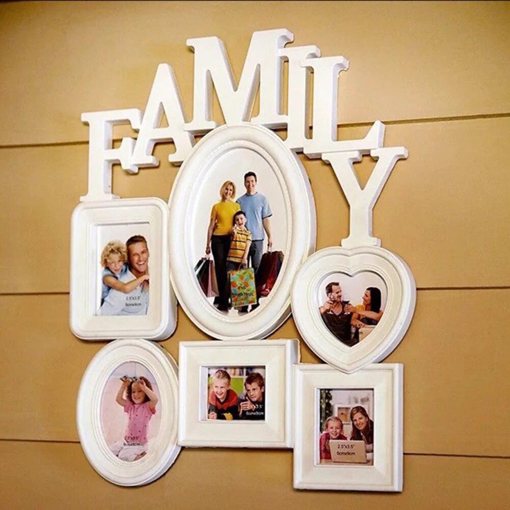 Memory photo frame plastic wall-mounted picture display stand-Photo Frame-Arlik interiors