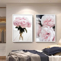 Peony Cherry Blossom Wall Art Posters And Prints-Arlik interiors