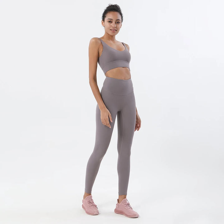 SOISOU Nylon Tracksuits Women's Yoga Set Sports Suit