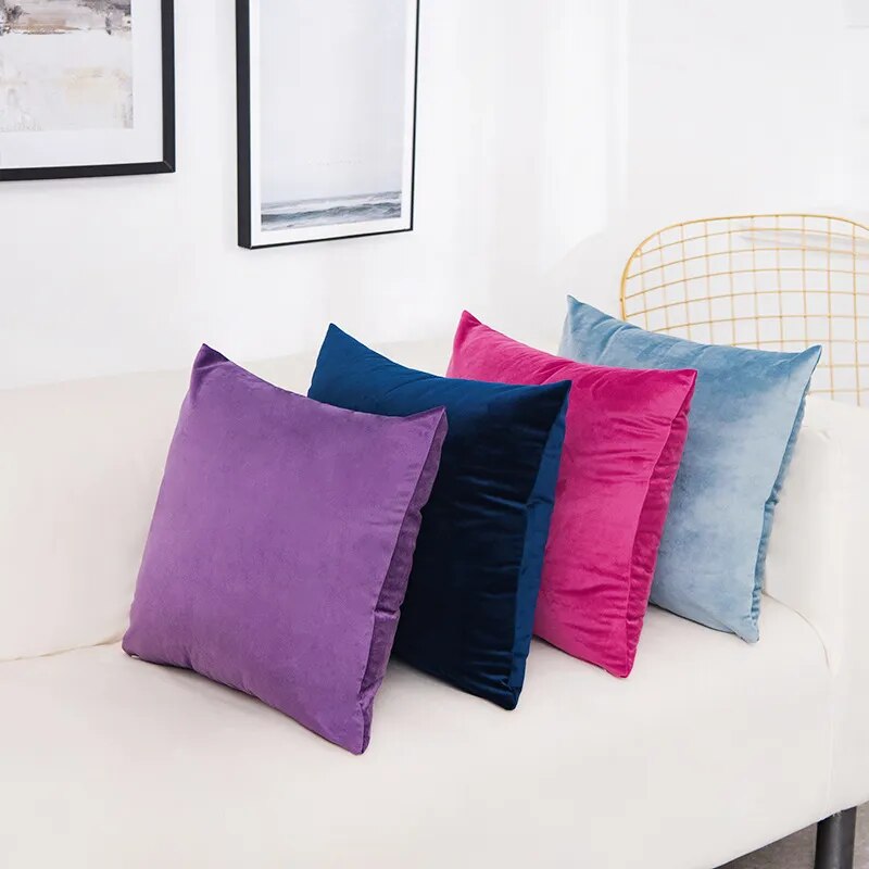 Velvet Pillow Cushion Cover-Cushion cover-Arlik interiors