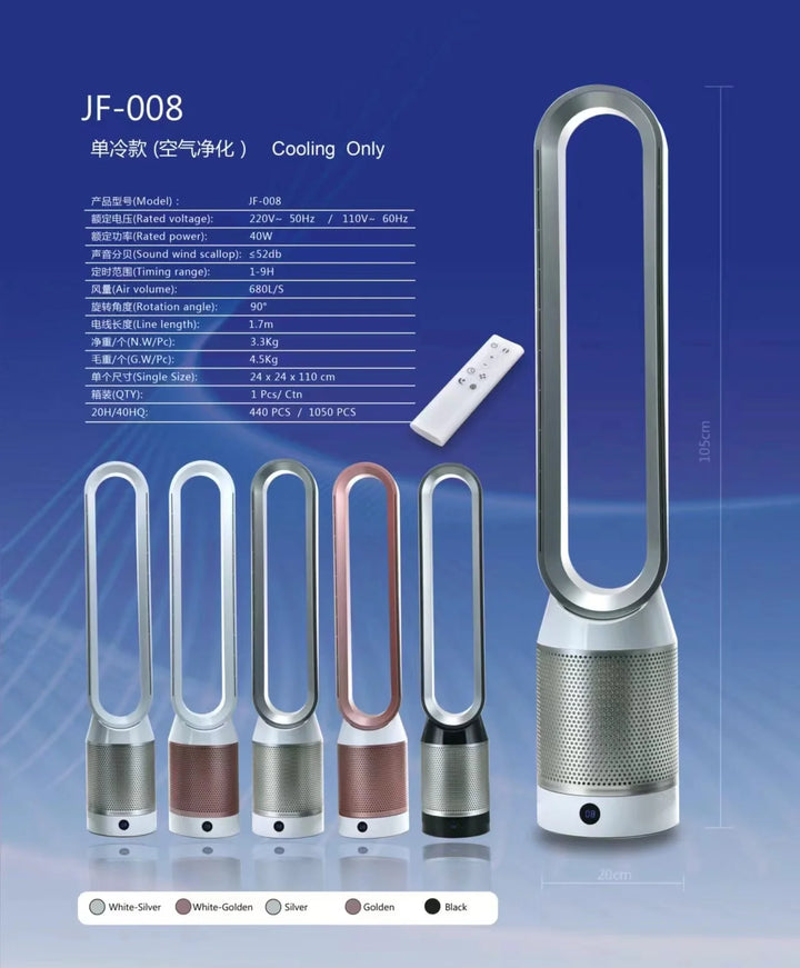Smart Tower Pedestal Fan with Air Cooler and Heater
