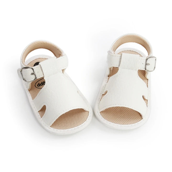 Cute Summer 1 Year Baby PU Breathable Soft Soled Sandals For Toddlers 0-18M