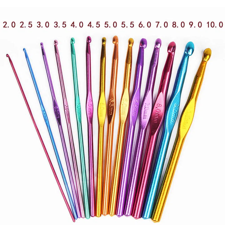 Crochet Hook Set Handle Knitting Needles