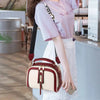 Fashion Hit Color Shoulder Bags for Women Female PU Leather Crossbody Messenger Bags Small Handbag Wide Strap Purse-Bennys Beauty World