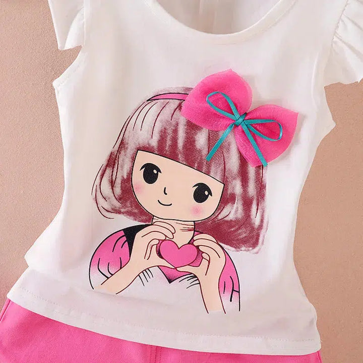 Summer Fashion Baby Girl Clothes Children Cartoon Sportswear-Baby-Bennys Beauty World