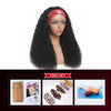 Headband Wig Deep Curly Wave Human Hair Brazilian Remy Curly Hair BENNYS 
