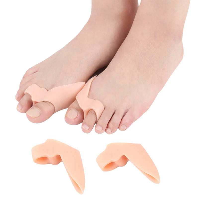 2Pcs=1Pair Silicone Toes Separator