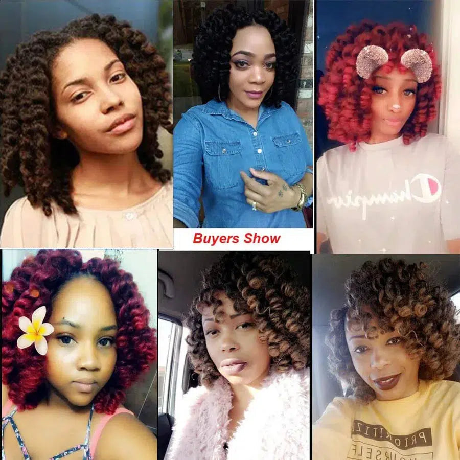 Curly Crochet Braids 8 And 12 Inches-Bennys Beauty World