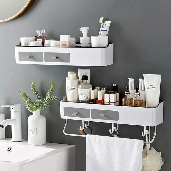 Punch-free Bathroom Organizer Rack-Storage & Organization-Arlik interiors