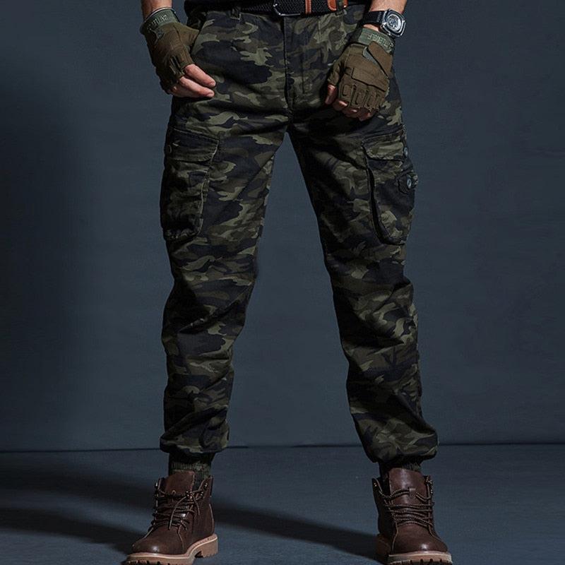High Quality Khaki Casual Pants Men Military Tactical Cargo Pants-pants-Bennys Beauty World