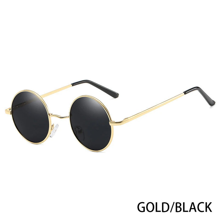 Retro Round Polarized Sunglasses | UV400 Metal Frame Unisex