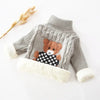 Velvet Thick Warm Knit Winter Girls Sweater