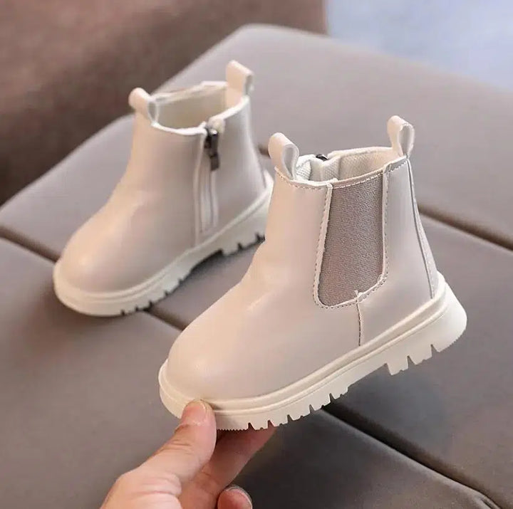 Girls Leather Boots for Winter Anti-Slip Boot with Foot Warmer-Shoes-Bennys Beauty World