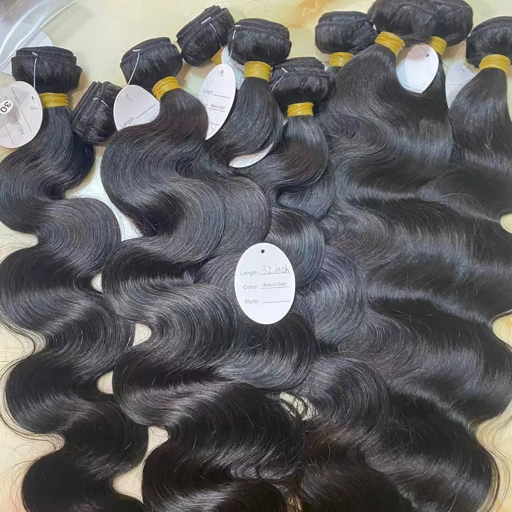 Unprocessed Vietnamese Hair Cuticle-Aligned Hair Bundles