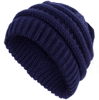 High Bun Ponytail Beanie Hat Chunky Soft Stretch Cable Knit Warm Fuzzy Hats BENNYS 