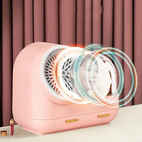 High Quality Makeup Storage Case LED Light With Fan Make Up Organizer BENNYS 