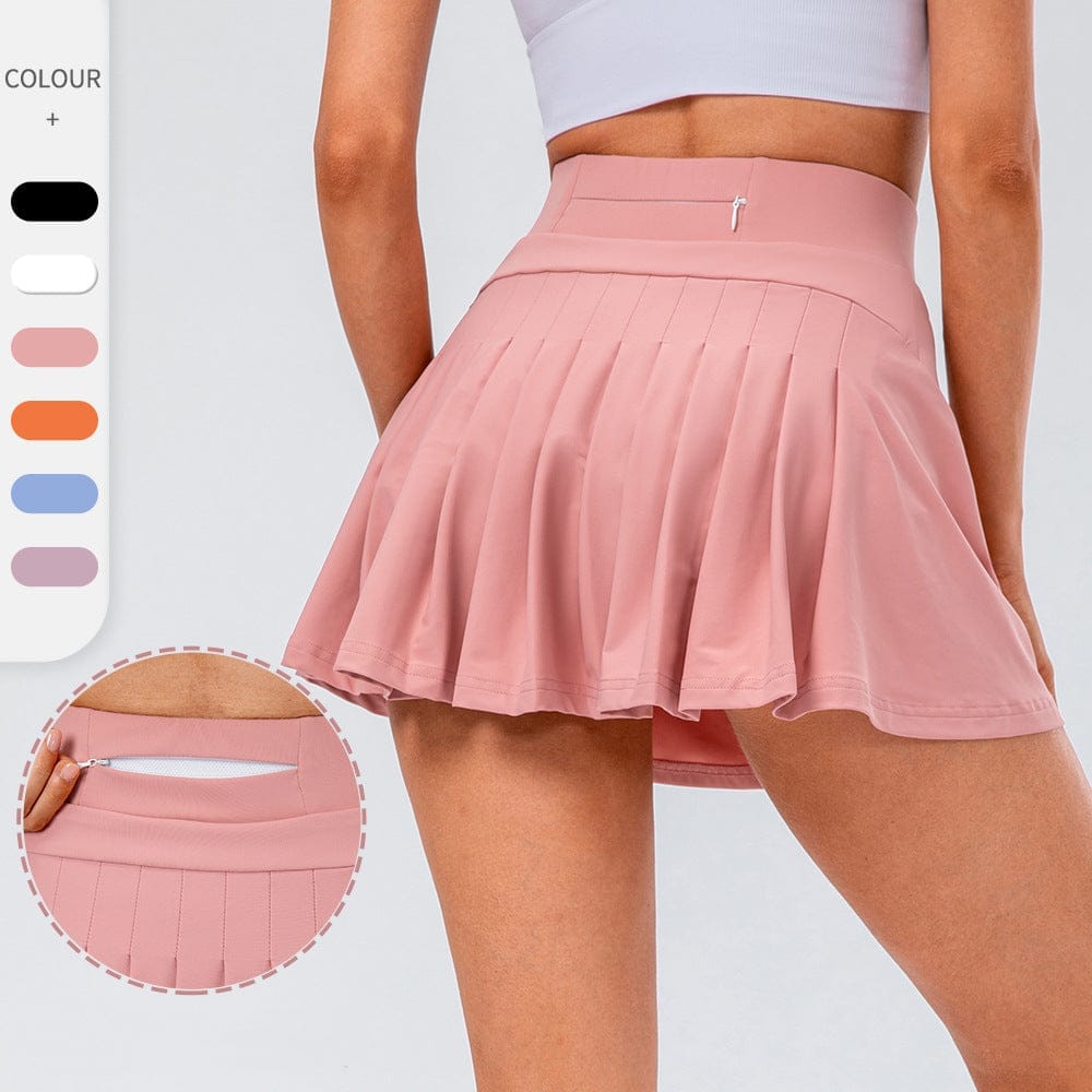 High Quality Tennis Skirt With Zipped Pocket Women Pleated Sports Skirt BENNYS 