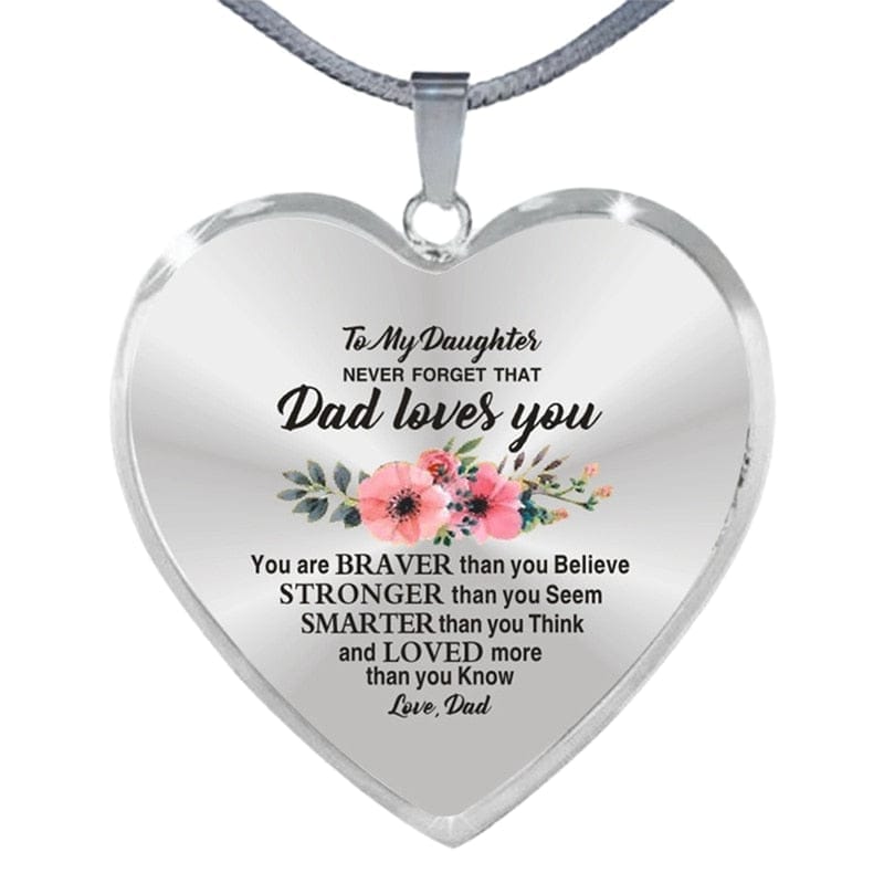 Necklaces from dad deals to daughter