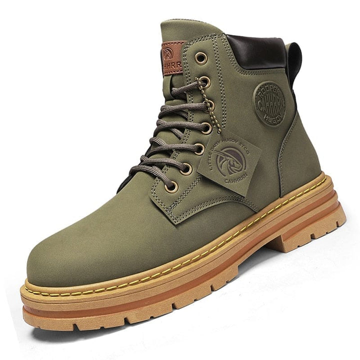 High Top Boots Men Leather Shoes Fashion Military Boots For Men BENNYS 