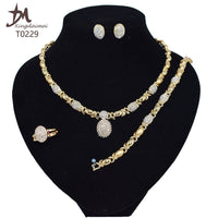 High quality 18k gold XOXO plated jewelry set BENNYS 