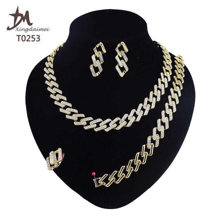 High quality 18k gold XOXO plated jewelry set BENNYS 