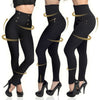 High-waisted Tight Pants Tummy Control Zipper Leggings for Women BENNYS 