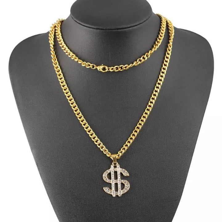 Hip Hop Dollar Bling Necklace BENNYS 