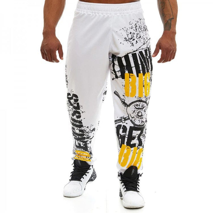 Hip-Hop Trend Print Training Sports Trousers BENNYS 