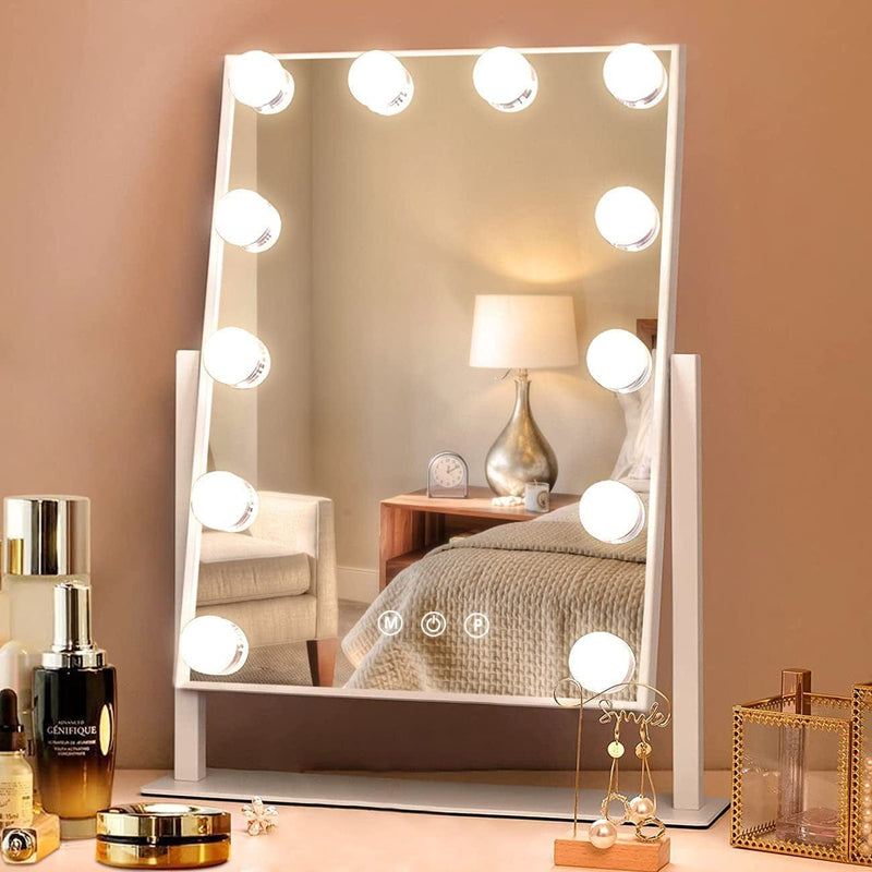 Hollywood Vanity Mirror with Lights 12 Pics Dimming LED Light Bulbs BENNYS 