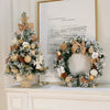 Home Small Desktop Ornament Christmas Decoration Wreath BENNYS 