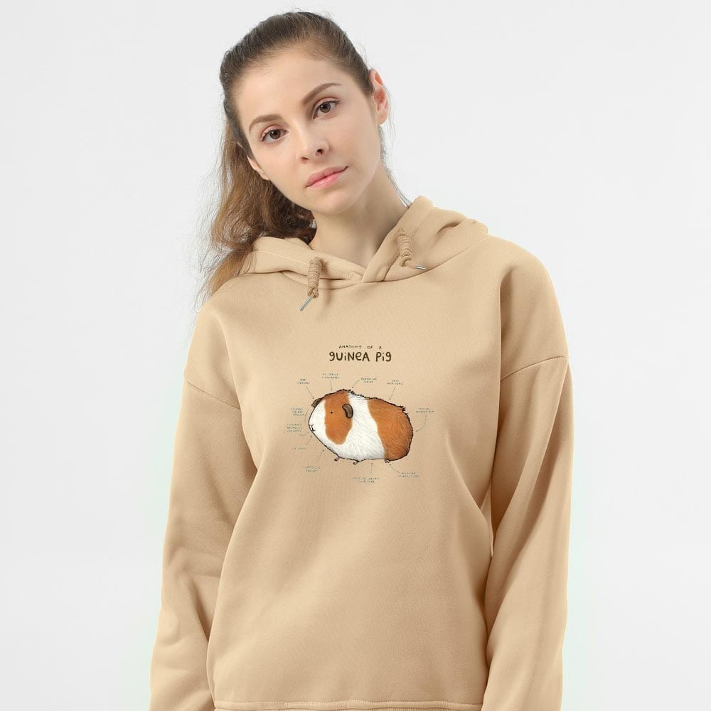 Hoodies Women Guinea Pig Print Oversized Graphic Sweatshirt For Women BENNYS 