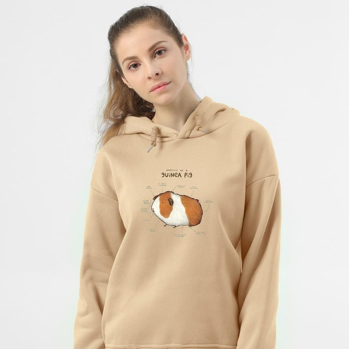 Hoodies Women Guinea Pig Print Oversized Graphic Sweatshirt For Women BENNYS 