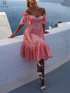 Hot Popular Plus Size A-Line Midi Dress For Women BENNYS 