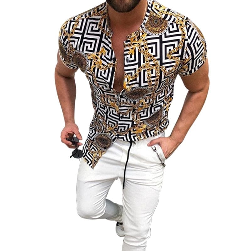 Hot Sale Summer Casual Fashion Printed Shirt BENNYS 