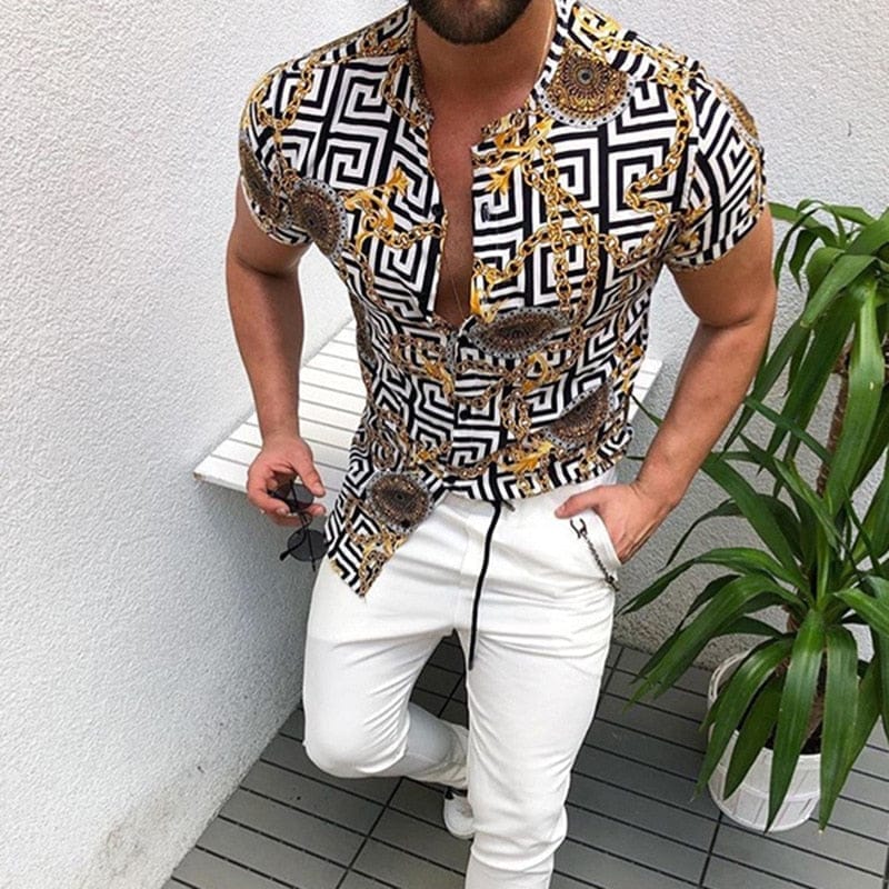 Hot Sale Summer Casual Fashion Printed Shirt BENNYS 