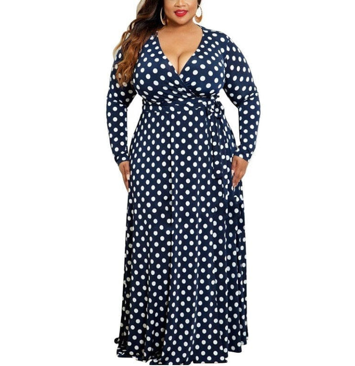 Hot Selling Women's Dots Print Design Dress BENNYS 