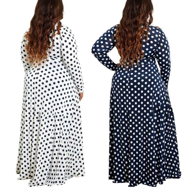 Hot Selling Women's Dots Print Design Dress BENNYS 