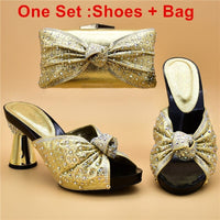 Italian Shoe and Bag Set for Party In Women Matching Shoe and Bag Set BENNYS 