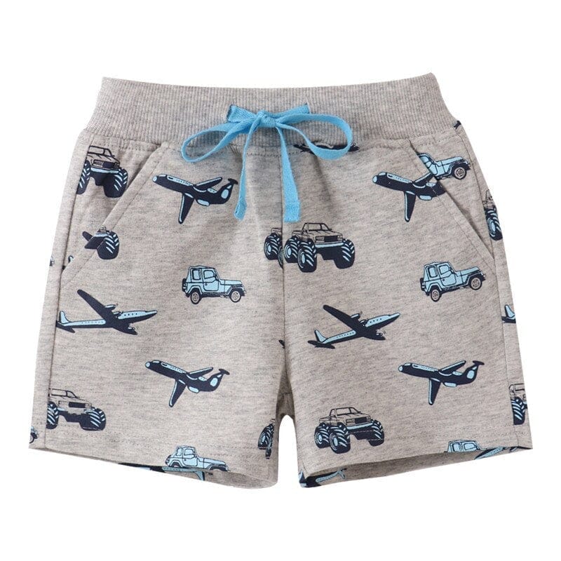 Jumping Meters Children Boys Shorts 2022 Summer Drawstring Pocket Design Kids Casual Knitted Shorts For Boys 2 3 4 5 6 7 Years BENNYS 