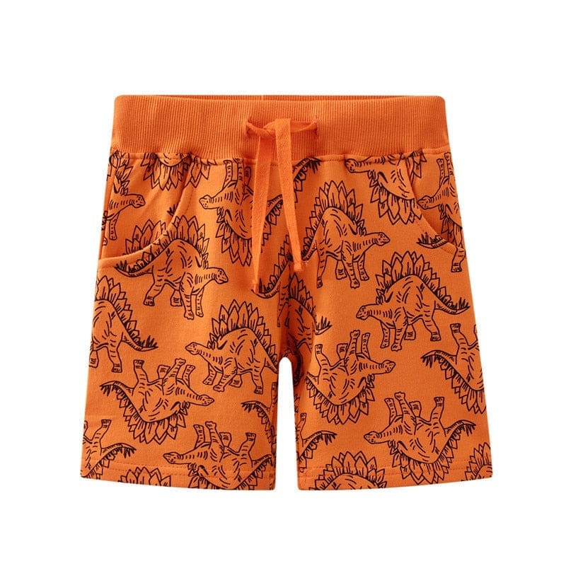 Jumping Meters Children Boys Shorts 2022 Summer Drawstring Pocket Design Kids Casual Knitted Shorts For Boys 2 3 4 5 6 7 Years BENNYS 