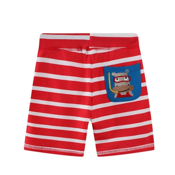 Jumping Meters Children Boys Shorts 2022 Summer Drawstring Pocket Design Kids Casual Knitted Shorts For Boys 2 3 4 5 6 7 Years BENNYS 