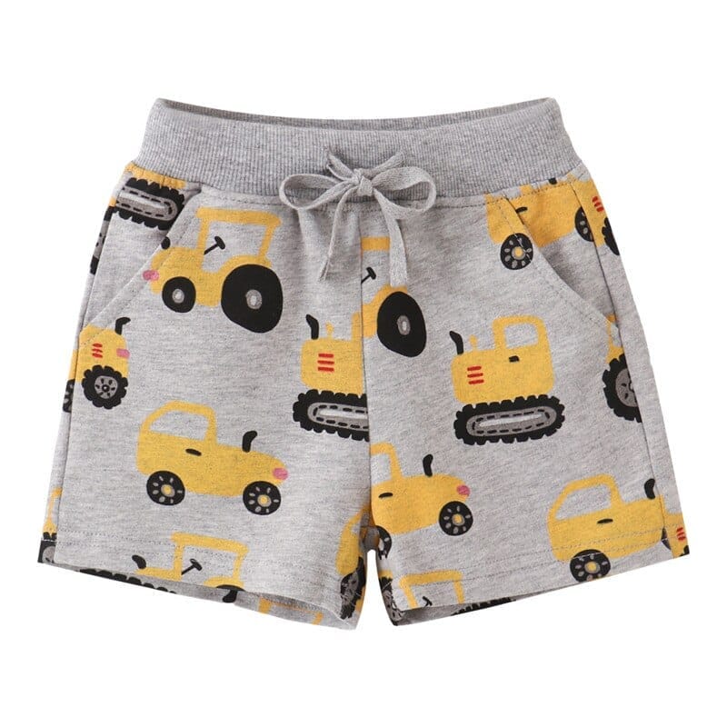 Jumping Meters Children Boys Shorts 2022 Summer Drawstring Pocket Design Kids Casual Knitted Shorts For Boys 2 3 4 5 6 7 Years BENNYS 