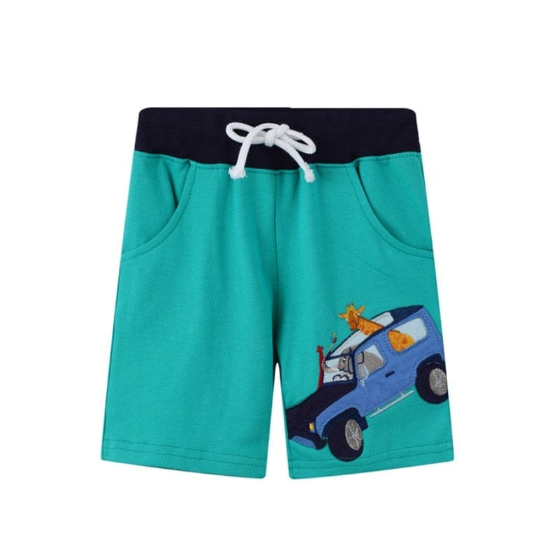 Jumping Meters Children Boys Shorts 2022 Summer Drawstring Pocket Design Kids Casual Knitted Shorts For Boys 2 3 4 5 6 7 Years BENNYS 