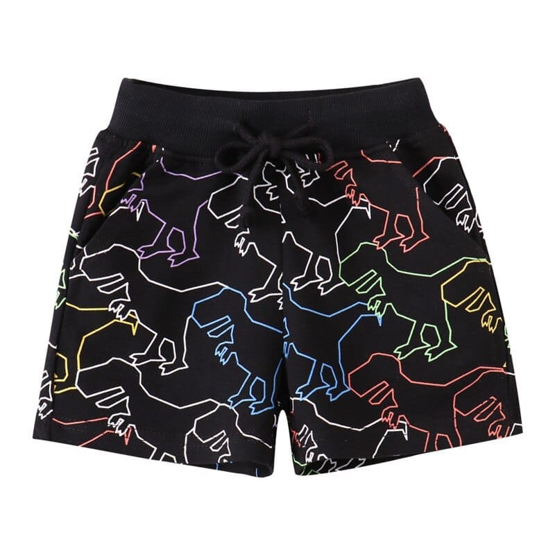 Jumping Meters Children Boys Shorts 2022 Summer Drawstring Pocket Design Kids Casual Knitted Shorts For Boys 2 3 4 5 6 7 Years BENNYS 