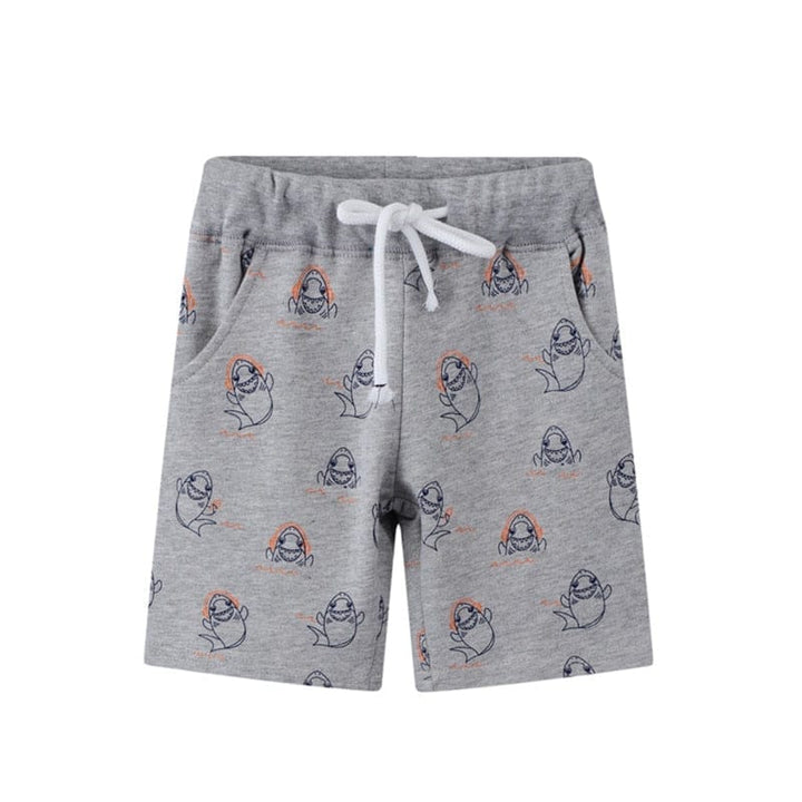 Jumping Meters Children Boys Shorts 2022 Summer Drawstring Pocket Design Kids Casual Knitted Shorts For Boys 2 3 4 5 6 7 Years BENNYS 