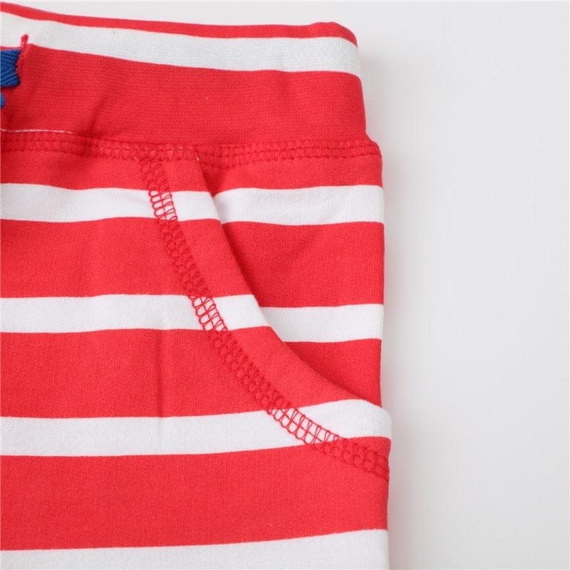 Jumping Meters Children Boys Shorts 2022 Summer Drawstring Pocket Design Kids Casual Knitted Shorts For Boys 2 3 4 5 6 7 Years BENNYS 