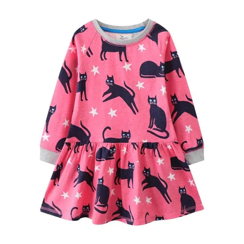 Jumping Meters  Girls Dresses Long Sleeve Princess Birthday Dress BENNYS 