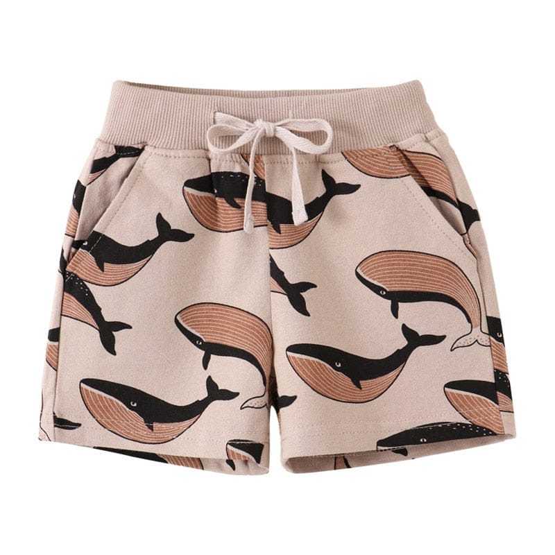 Jumping Meters New Arrival Sharks Baby Shorts Summer Drawstring Children&#39;s Trousers Pants Kids Wear Short Pant BENNYS 