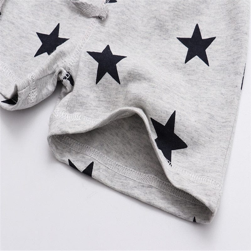 Jumping Meters New Arrival Stars Print Drawstring Boys Shorts Fashion Children&#39;s Summer Pants Hot Selling Baby Pants BENNYS 